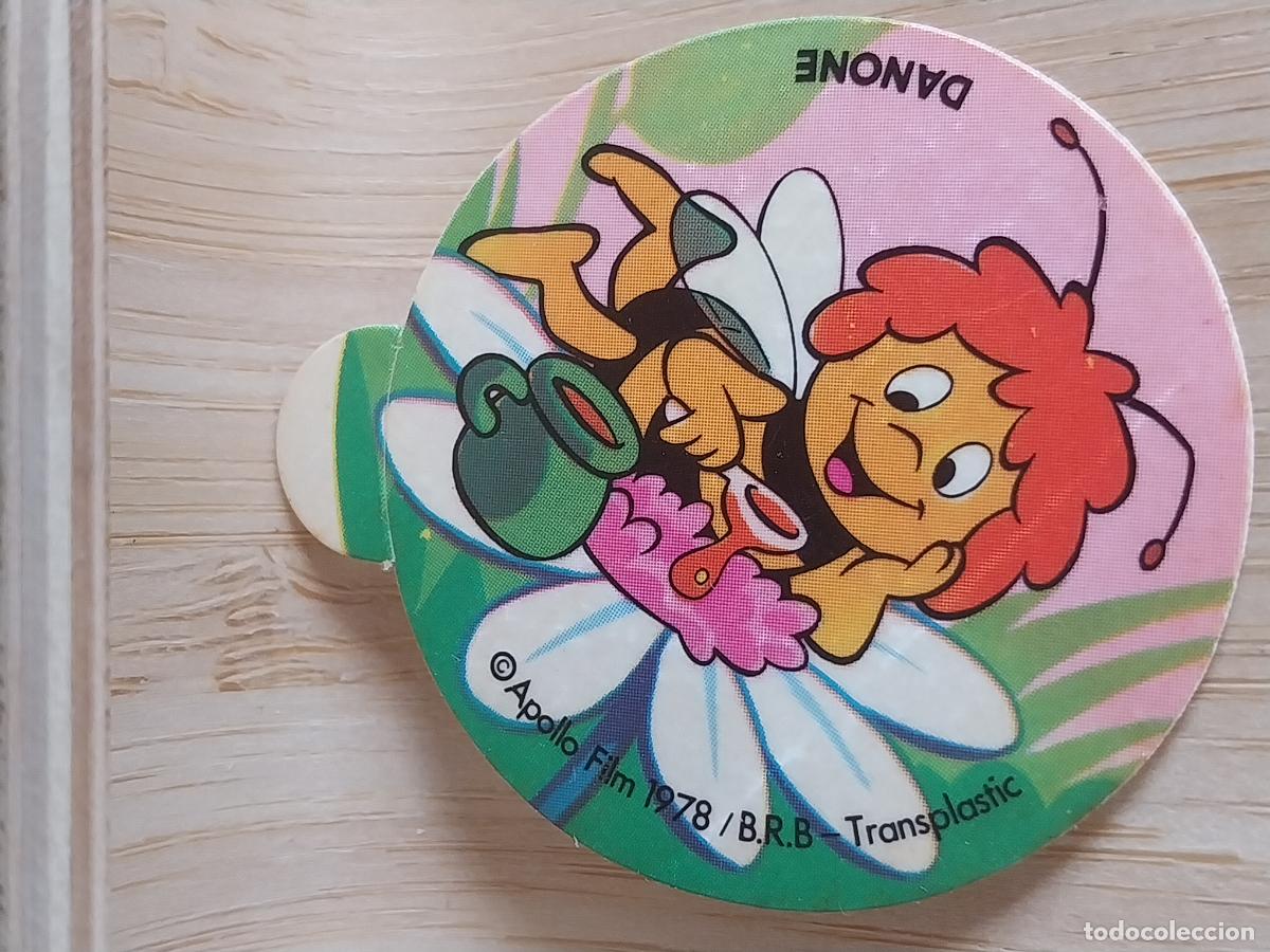 Coleccionismo deportivo: ABEJA MAYA A&Ntilde;O 1978 DANONE PROMO YOGUR CROMO FLOR ___ SIN PEGAR NUNCA 4.25 ORIGINAL