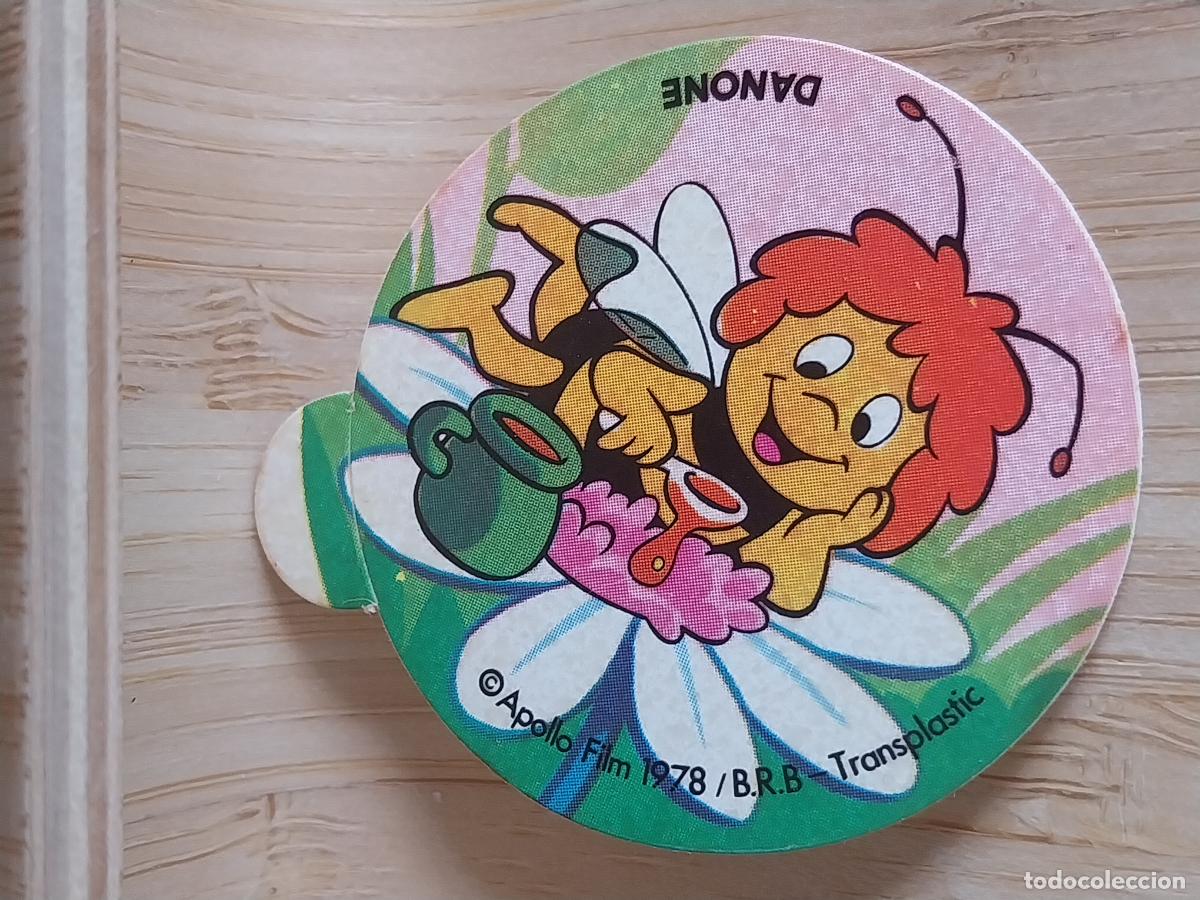 Coleccionismo deportivo: ABEJA MAYA A&Ntilde;O 1978 DANONE PROMO YOGUR CROMO FLOR _ SIN PEGAR NUNCA 4.25 ORIGINAL