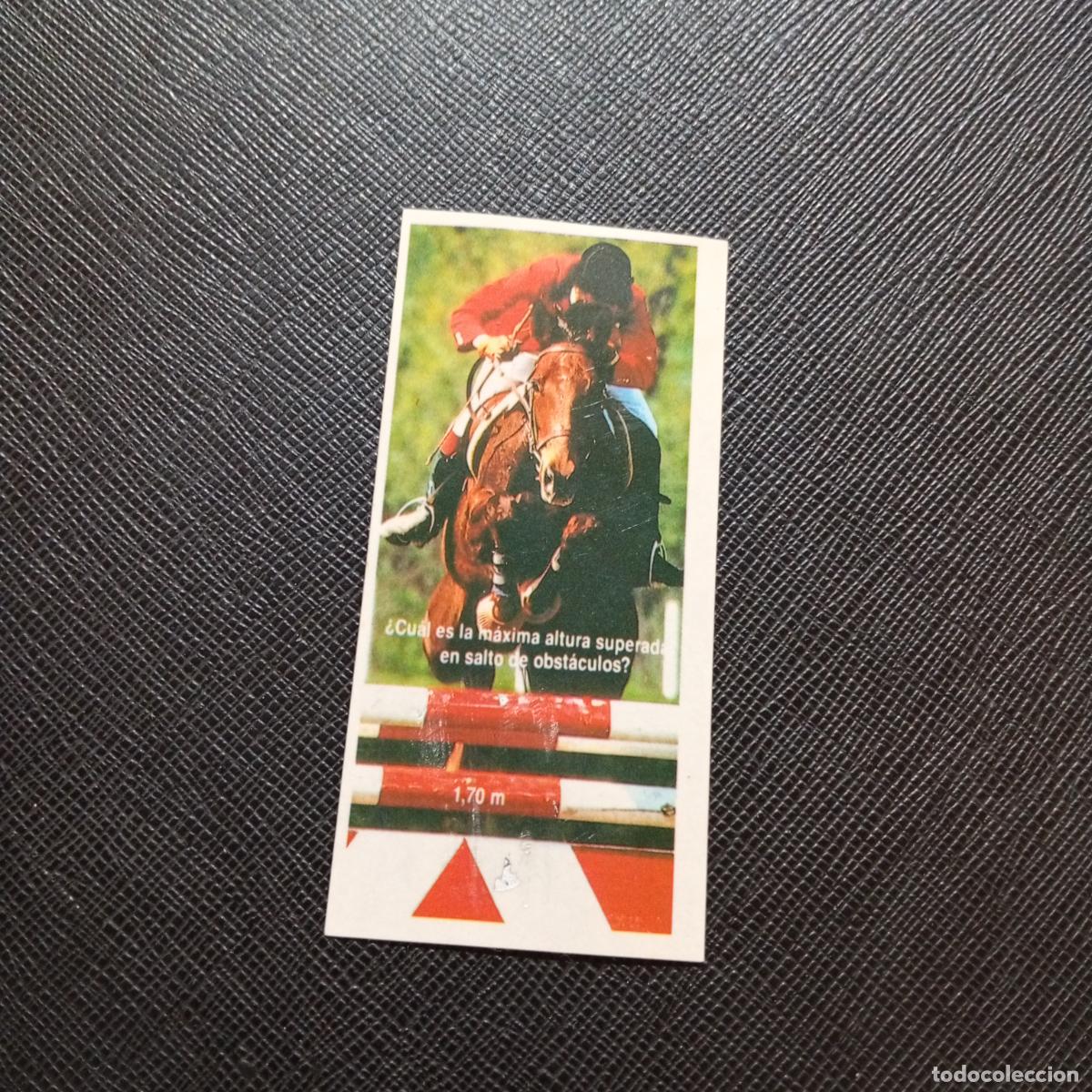 Coleccionismo deportivo: 22 HIPICA DANONE RECORDS OLIMPICOS 1992 CROMO - - A52 PG136