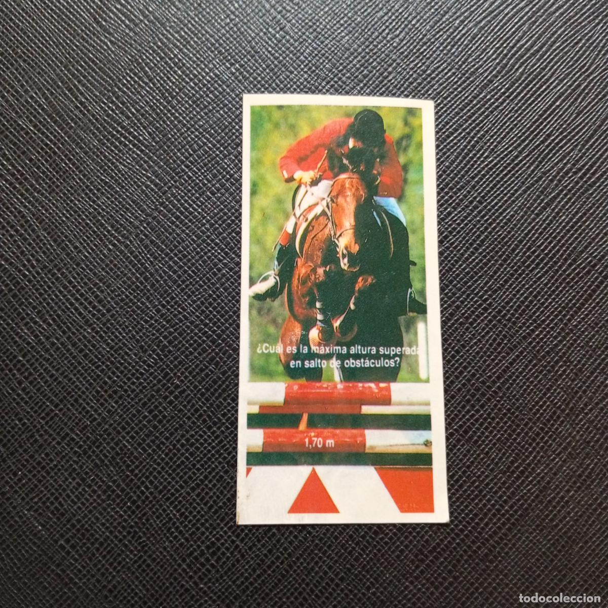 Coleccionismo deportivo: 22 HIPICA DANONE RECORDS OLIMPICOS 1992 CROMO - - A52 PG154