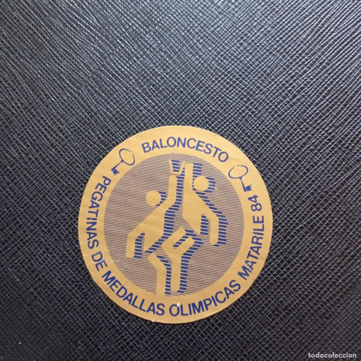 Sports collectibles: BALONCESTO MEDALLAS OLIMPICAS MATARILE 84 CROMO - SIN PEGAR - A52 PG208