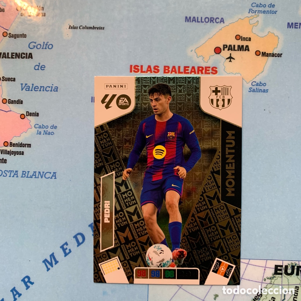 Sports collectibles: Pedri Momentum Del Barcelona cromo adrenalyn XL 25-26 2025-2026