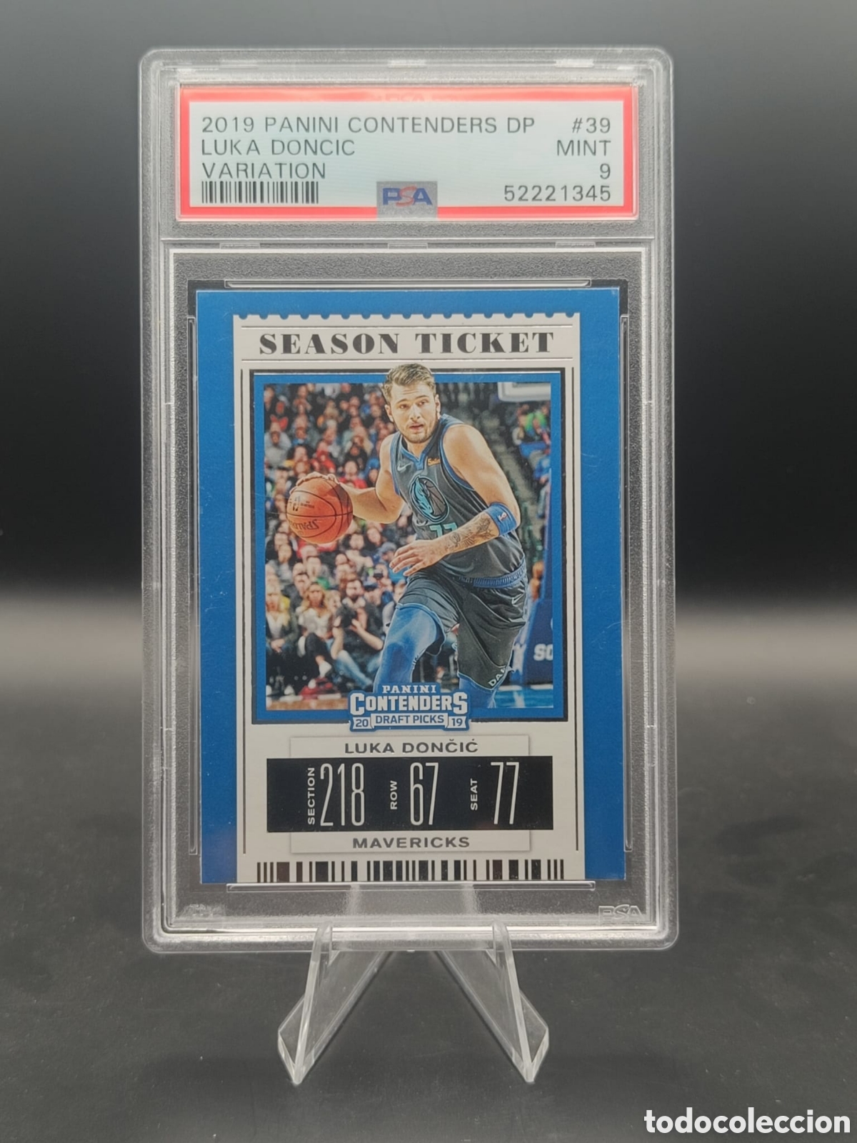 Sammelleidenschaft Sport: 2019 Panini Contenders Luka Doncic #39 PSA 9