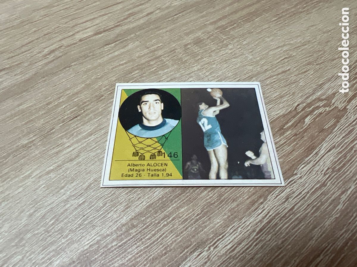 Coleccionismo deportivo: 1985 ALBERTO ALOCEN MAGIA HUESCA N&ordm; 146 CLESA SIN PEGAR