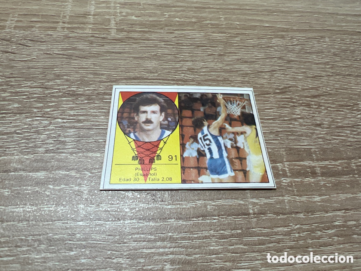 Coleccionismo deportivo: 1985 PHILLIPS ESPA&Ntilde;OL N&ordm; 91 CLESA DESPEGADO