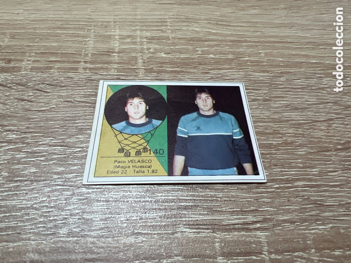 Coleccionismo deportivo: 1985 PACO VELASCO MAGIA HUESCA N&ordm; 140 CLESA DESPEGADO