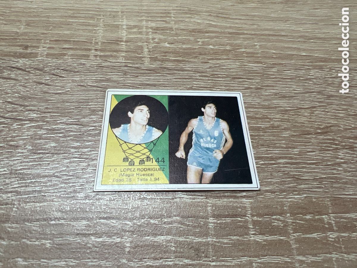 Coleccionismo deportivo: 1985 JC LOPEZ RODRIGUEZ MAGIA HUESCA N&ordm; 144 CLESA DESPEGADO