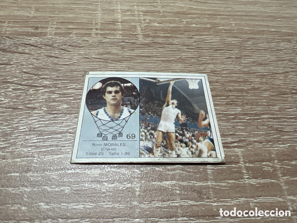 Coleccionismo deportivo: 1985 NINO MORALES CLARET N&ordm; 69 CLESA DESPEGADO