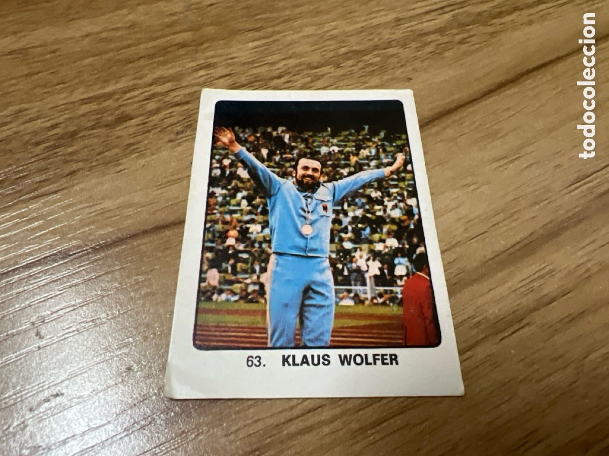 Coleccionismo deportivo: 1974 KLAUS WOLFER N&ordm;63 KEYSA SIN PEGAR