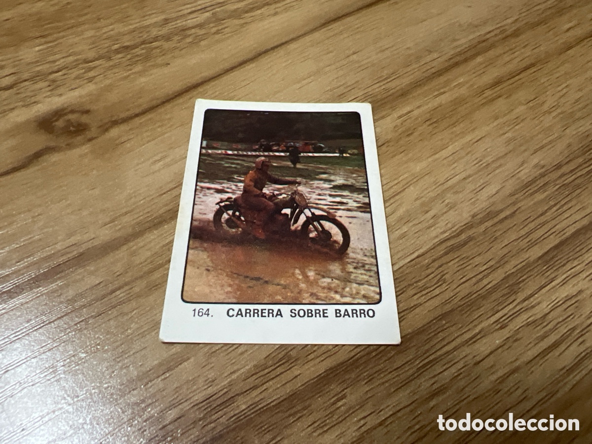 Coleccionismo deportivo: 1974 CARRERA SOBRE BARRO N&ordm; 164 KEYSA SIN PEGAR