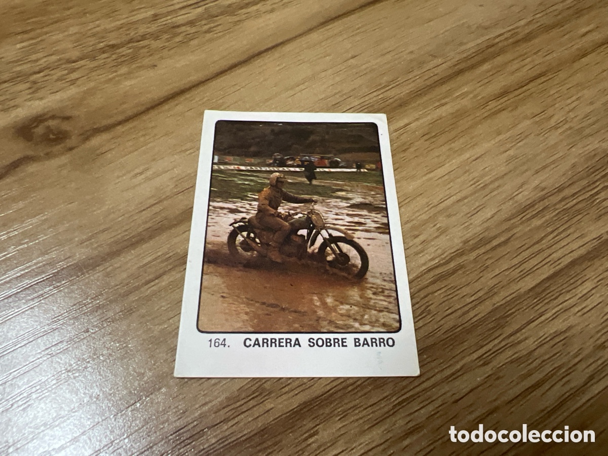 Coleccionismo deportivo: 1974 CARRERA SOBRE BARRO N&ordm; 164 KEYSA SIN PEGAR