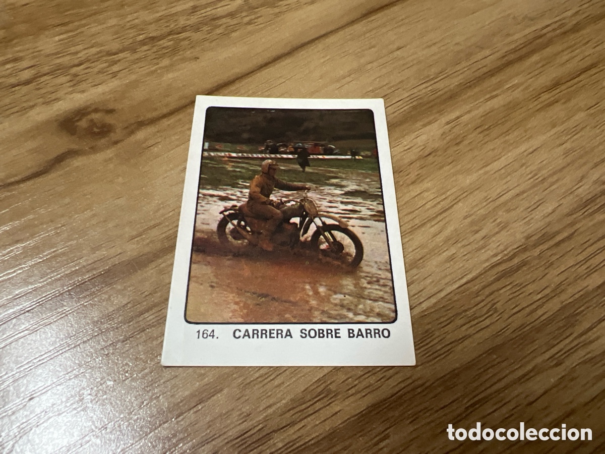 Coleccionismo deportivo: 1974 CARRERA SOBRE BARRO N&ordm; 164 KEYSA SIN PEGAR