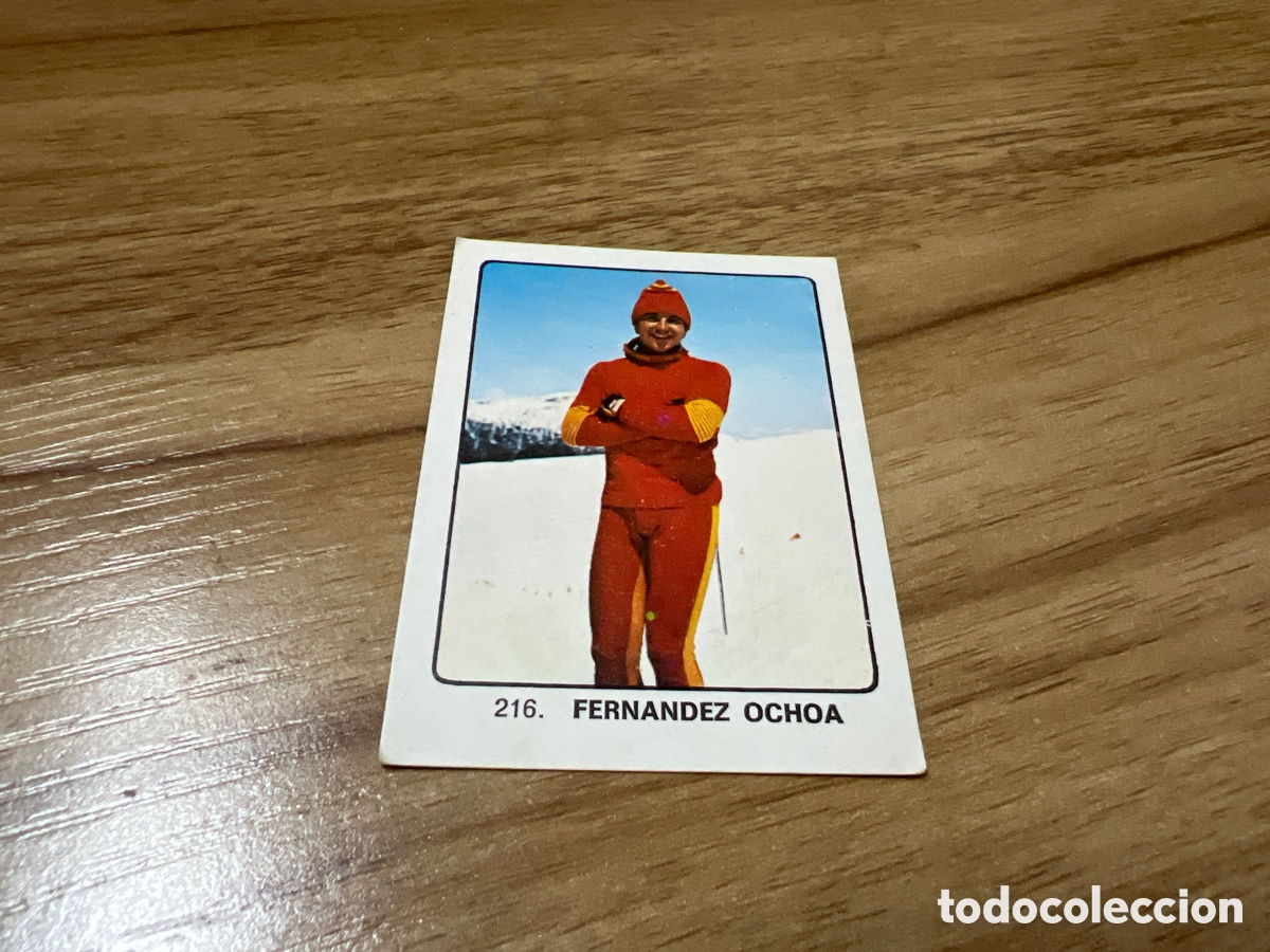 Coleccionismo deportivo: 1974 FERNANDEZ OCHOA N&ordm; 216 KEYSA SIN PEGAR