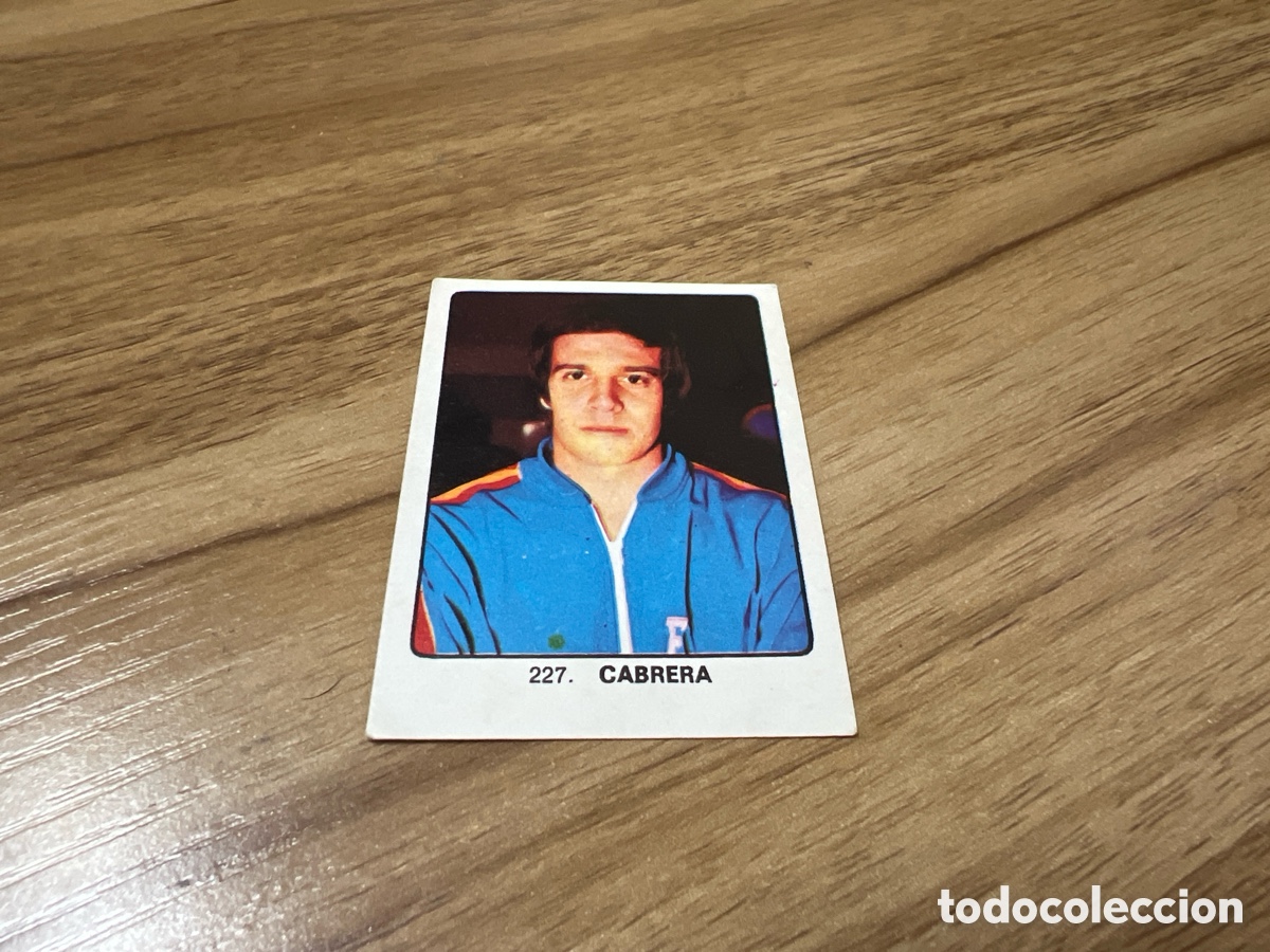 Sammelleidenschaft Sport: 1974 CABRERA N&ordm; 227 KEYSA SIN PEGAR