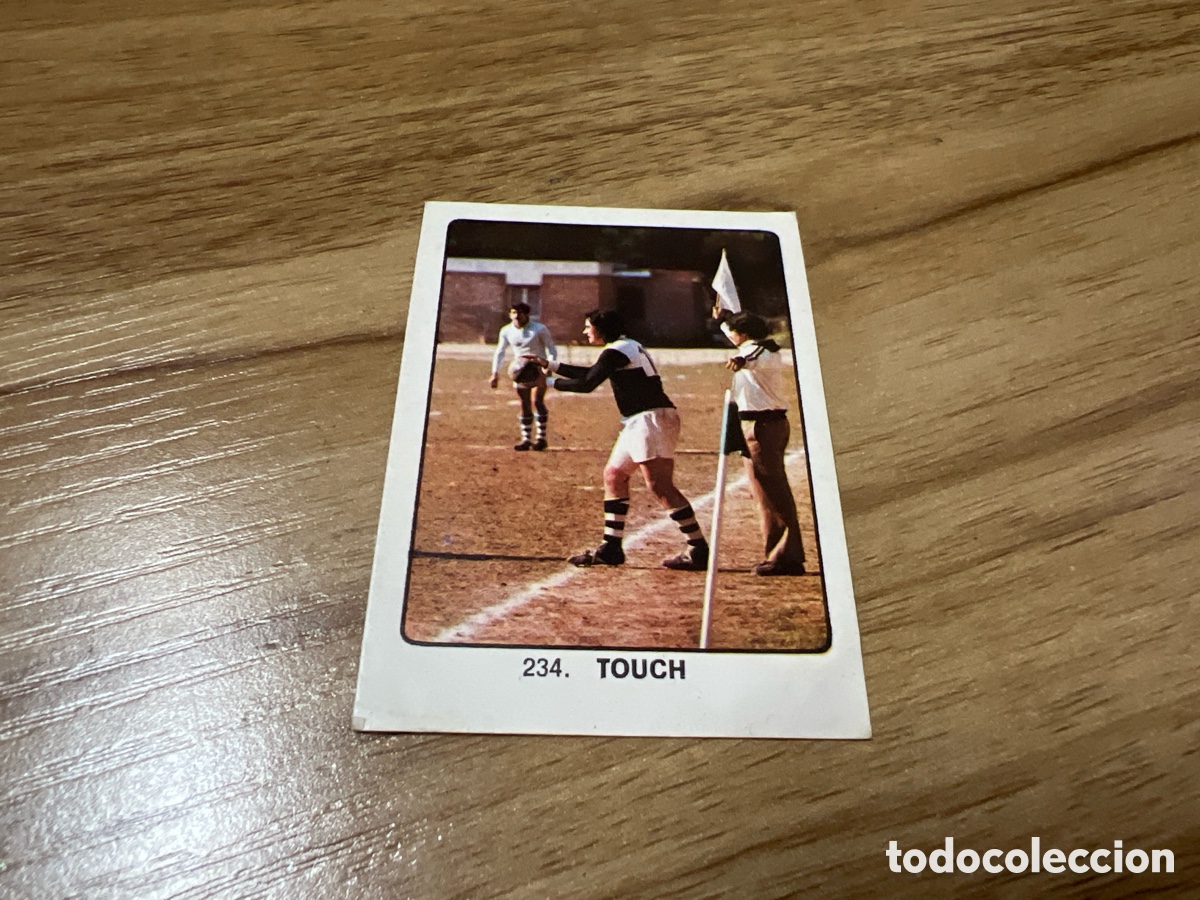 Collectionnisme sportif: 1974 TOUCH N&ordm; 234 KEYSA SIN PEGAR