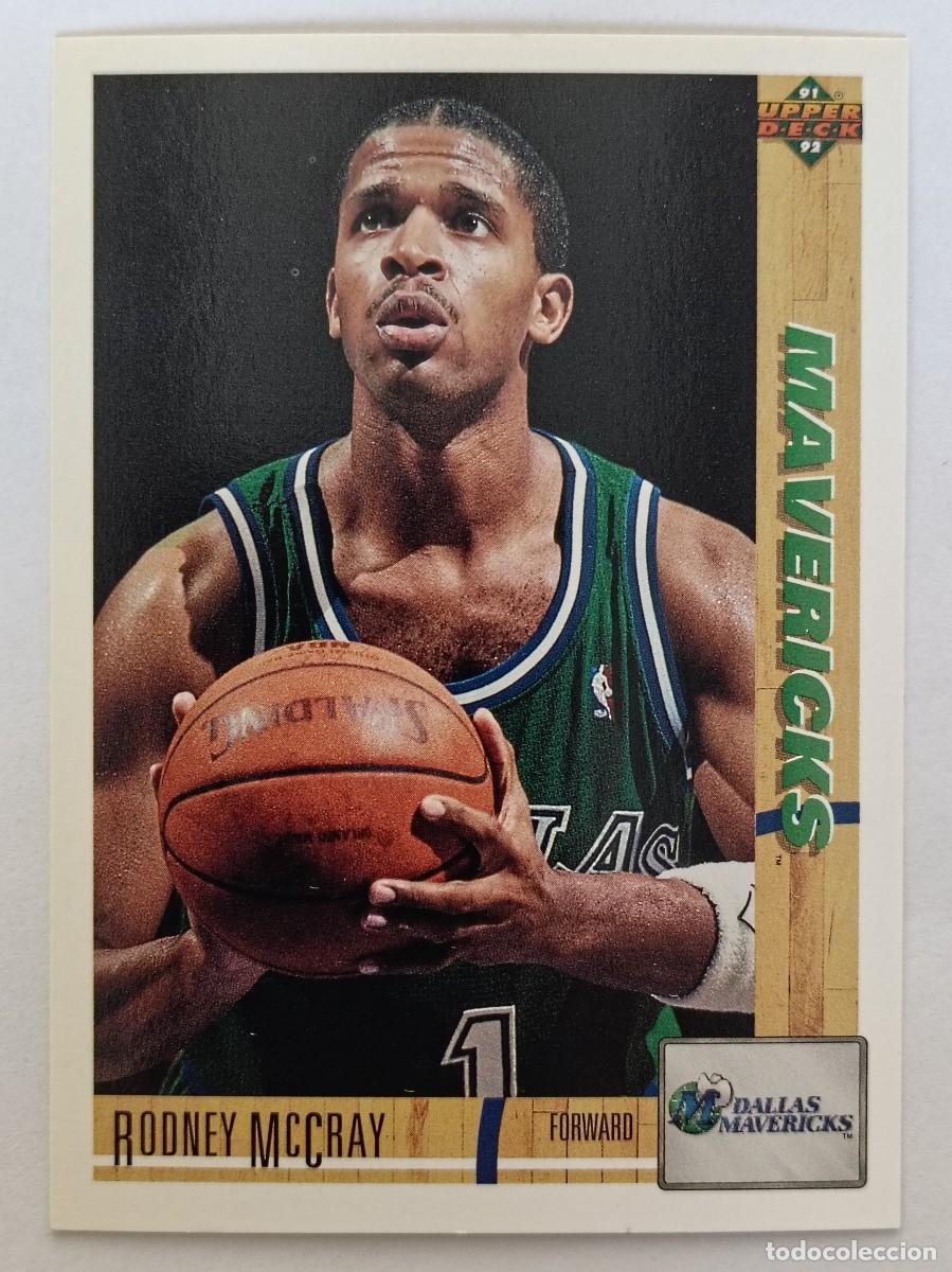 Coleccionismo deportivo: #109 RODNEY MCCRAY (DALLAS MAVERICKS) CARD 91/92 UPPER DECK