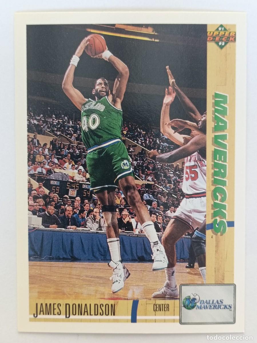 Collectionnisme sportif: #124 JAMES DONALDSON (DALLAS MAVERICKS) CARD 91/92 UPPER DECK