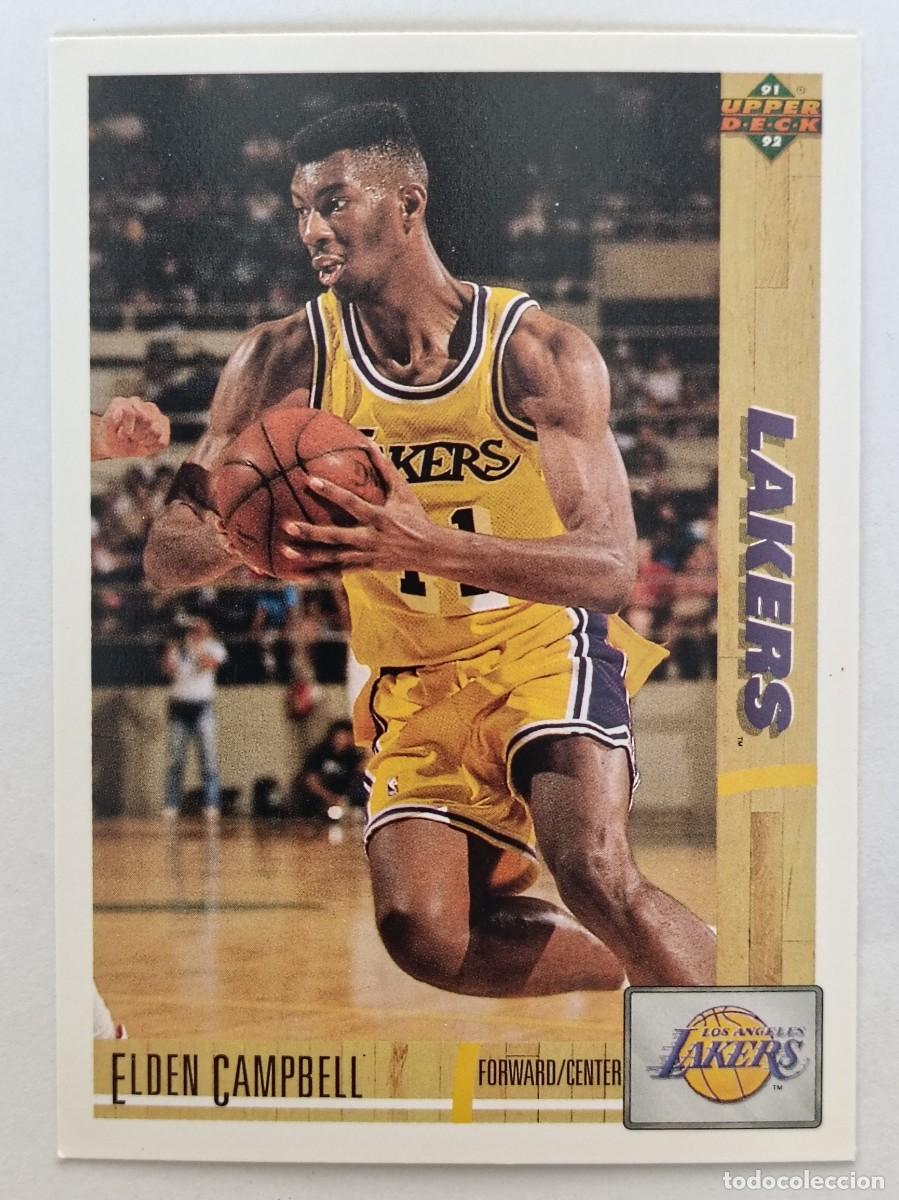 Collectionnisme sportif: #126 ELDEN CAMPBELL (LOS ANGELES LAKERS) CARD 91/92 UPPER DECK