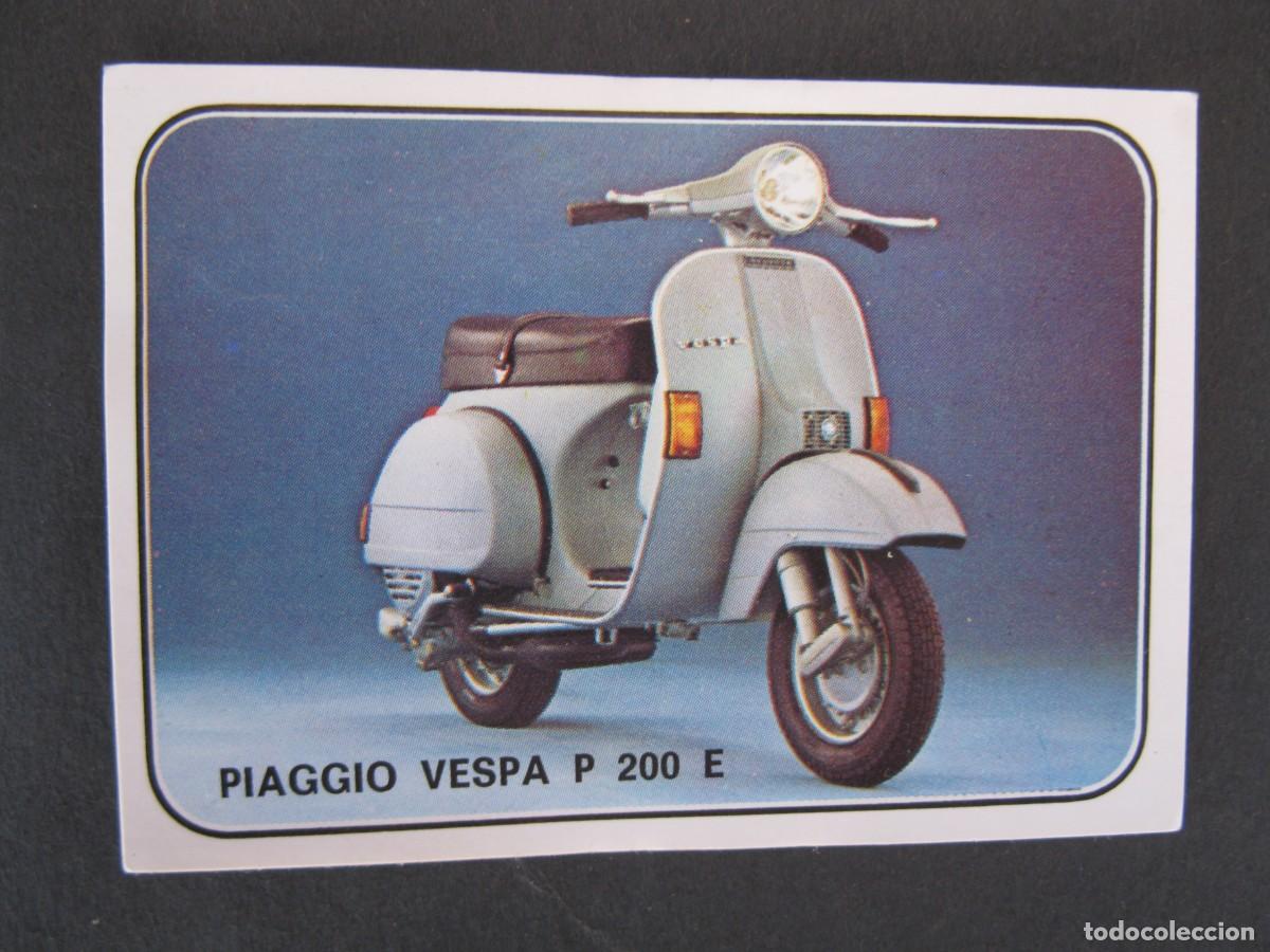 Coleccionismo deportivo: MOTO SPORT - CROMO N&ordm; 322 - PIAGGIO VESPA P 200 E - PANINI - NUNCA PEGADO.