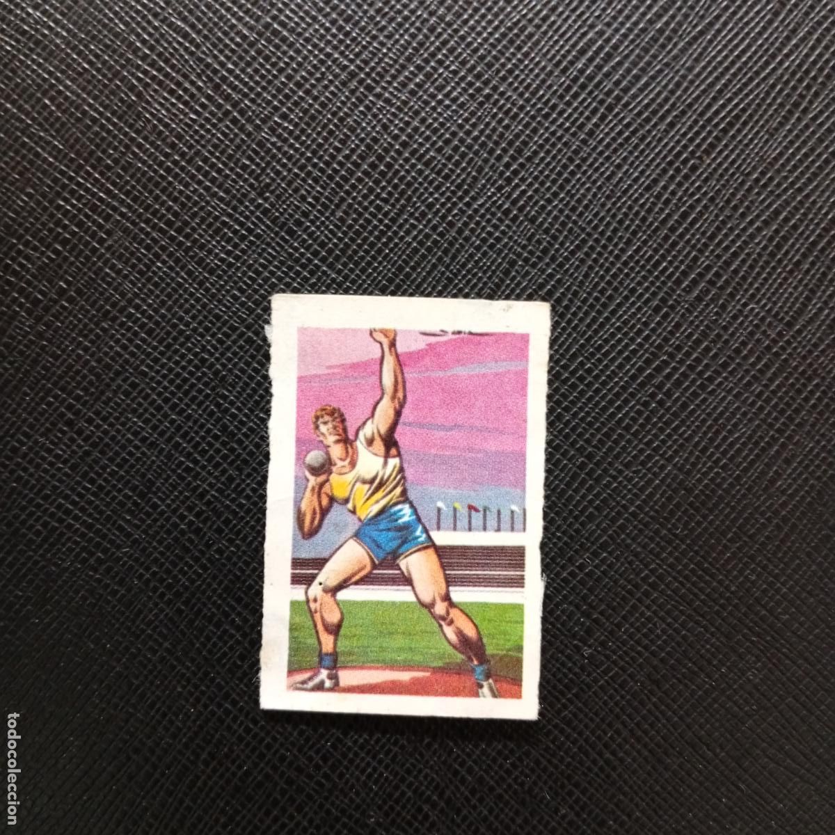 Coleccionismo deportivo: 18 LANZAMIENTO PESO RUIZ ROMERO TOKIO OLIMPIADAS EUROCOPA 1964 FUTBOL 64 DESPEGADO A52 PG460
