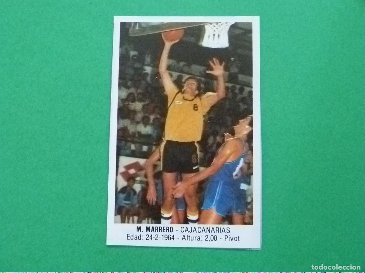 Coleccionismo deportivo: CROMO BALONCESTO MARRERO RECORTADO N&ordm; 48 LIGA BALONCESTO 88 J.MERCHANTE