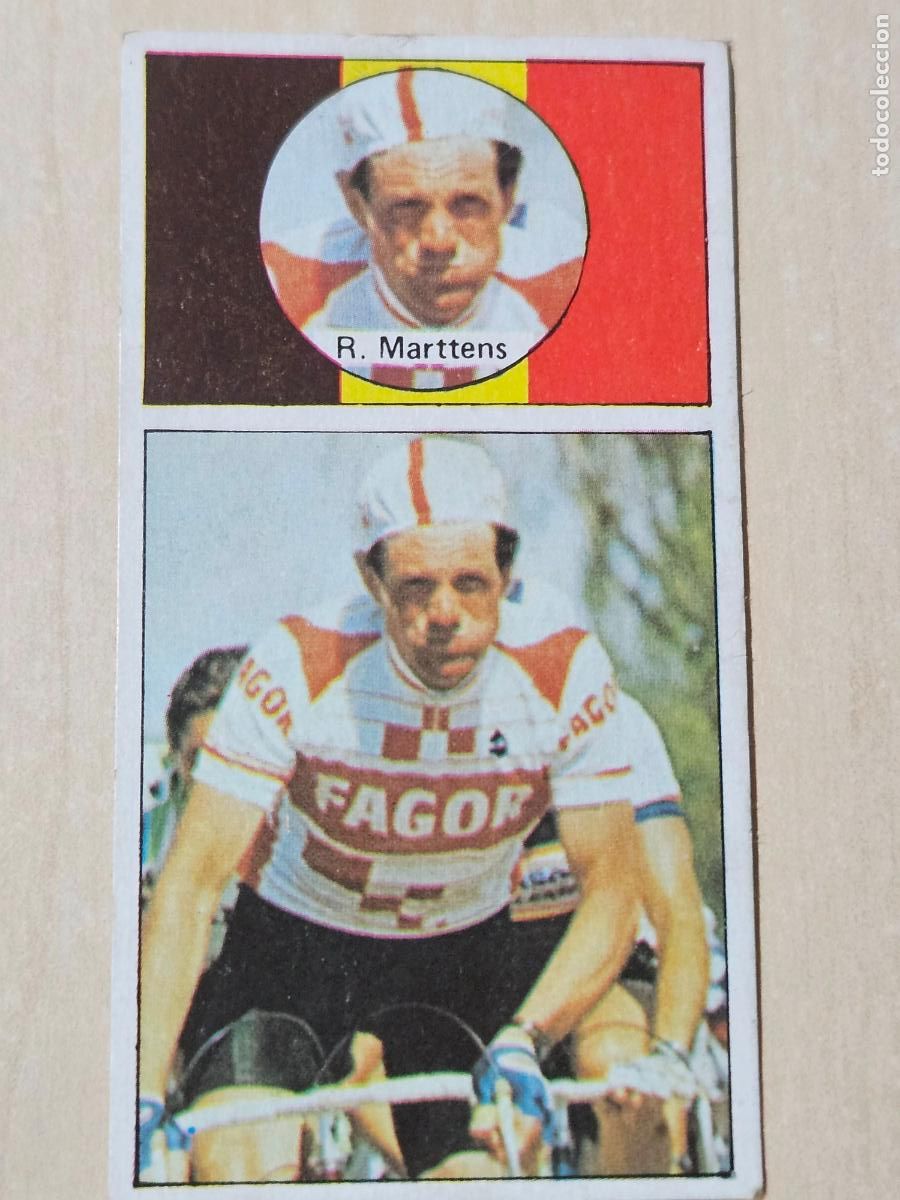 Coleccionismo deportivo: N&ordm; 32 RENE MARTENS - CROMO - ASES DEL PEDAL ED. MERCHANTE 1987
