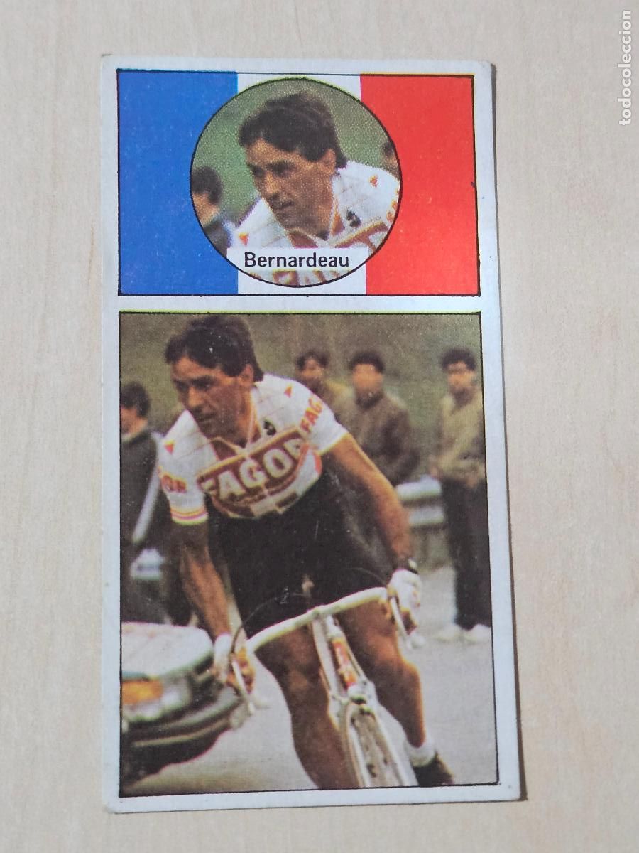 Coleccionismo deportivo: N&ordm; 49 JEAN RENE BERNAUDEAU - CROMO - ASES DEL PEDAL ED. MERCHANTE 1987