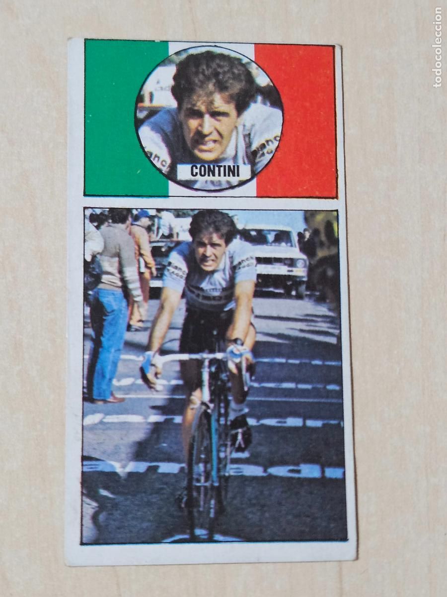 Coleccionismo deportivo: N&ordm; 71 SILVANO CONTINI - CROMO - ASES DEL PEDAL ED. MERCHANTE 1987