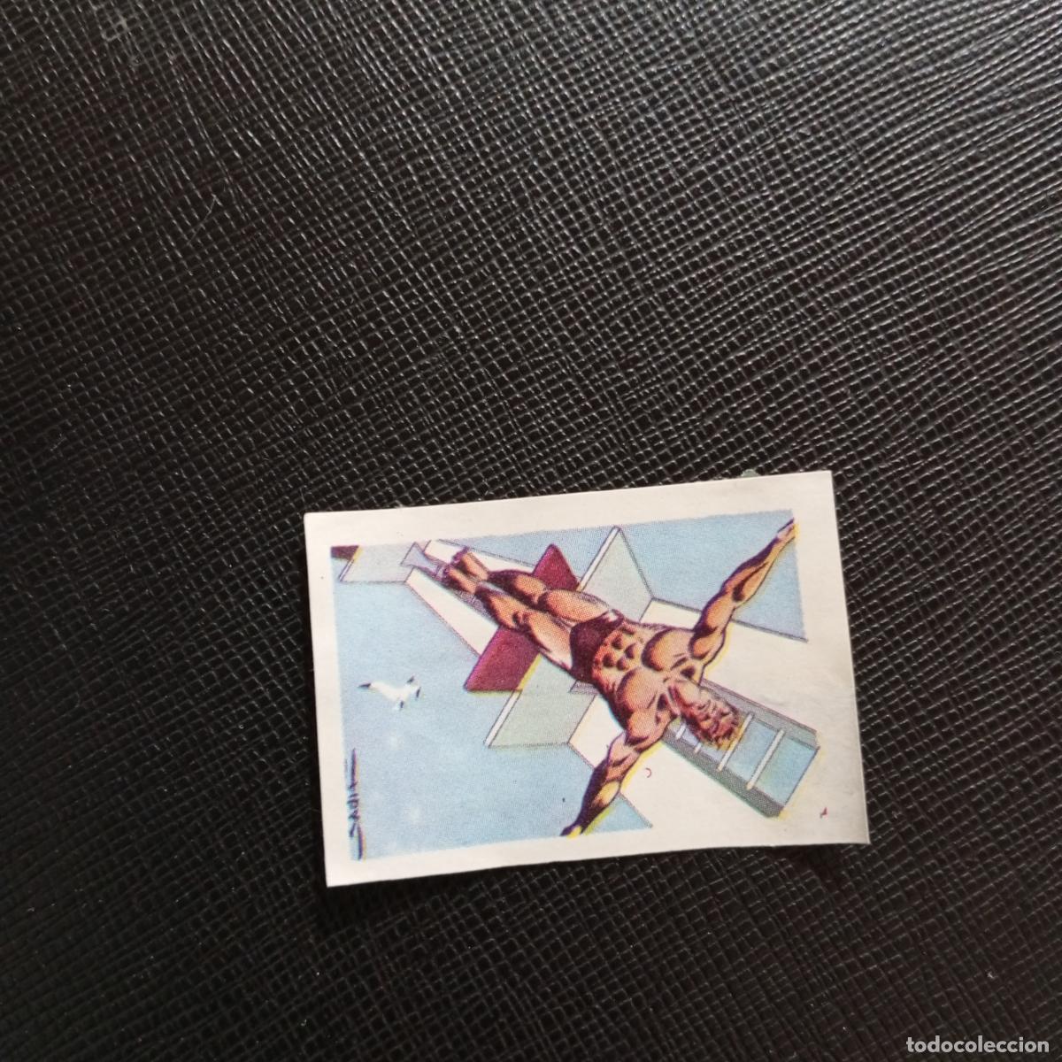 Coleccionismo deportivo: 33 SALTO ACROBATICO RUIZ ROMERO TOKIO OLIMPIADAS EUROCOPA 1964 FUTBOL 64 DESPEGADO A52 PG469