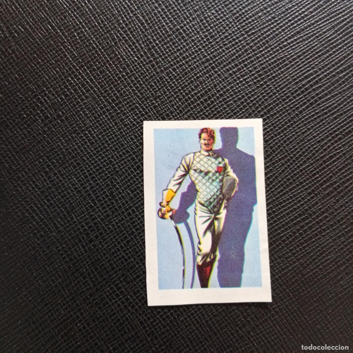 Coleccionismo deportivo: 45 ESGRIMA SABLE RUIZ ROMERO TOKIO OLIMPIADAS EUROCOPA 1964 FUTBOL 64 DESPEGADO A52 PG497