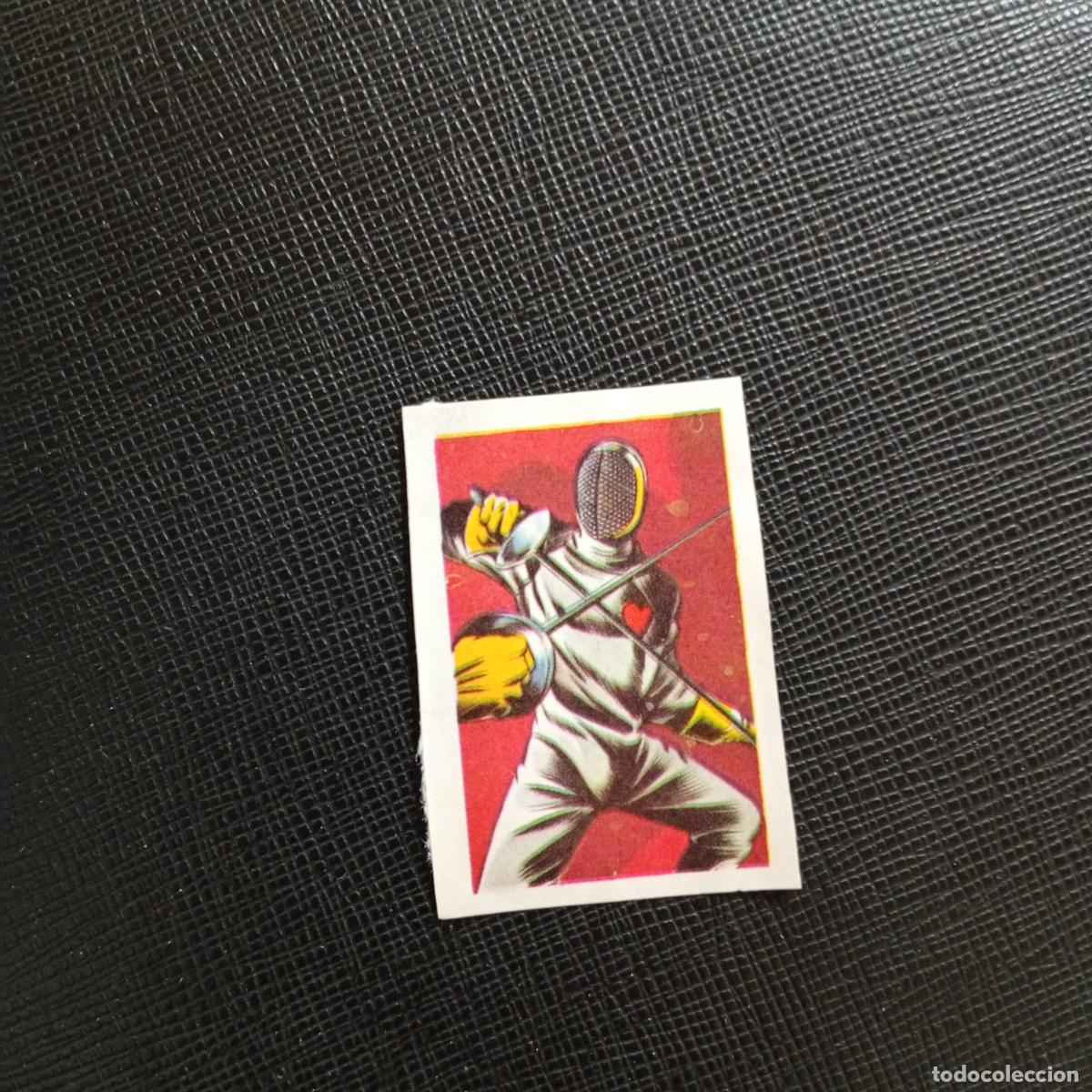 Coleccionismo deportivo: 46 ESGRIMA ESPADA RUIZ ROMERO TOKIO OLIMPIADAS EUROCOPA 1964 FUTBOL 64 DESPEGADO A52 PG487