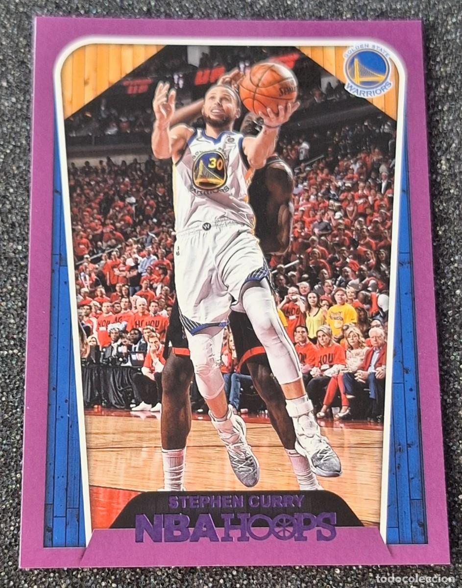 Coleccionismo deportivo: Stephen Curry Golden State Warriors Panini Hoops Basketball Purple