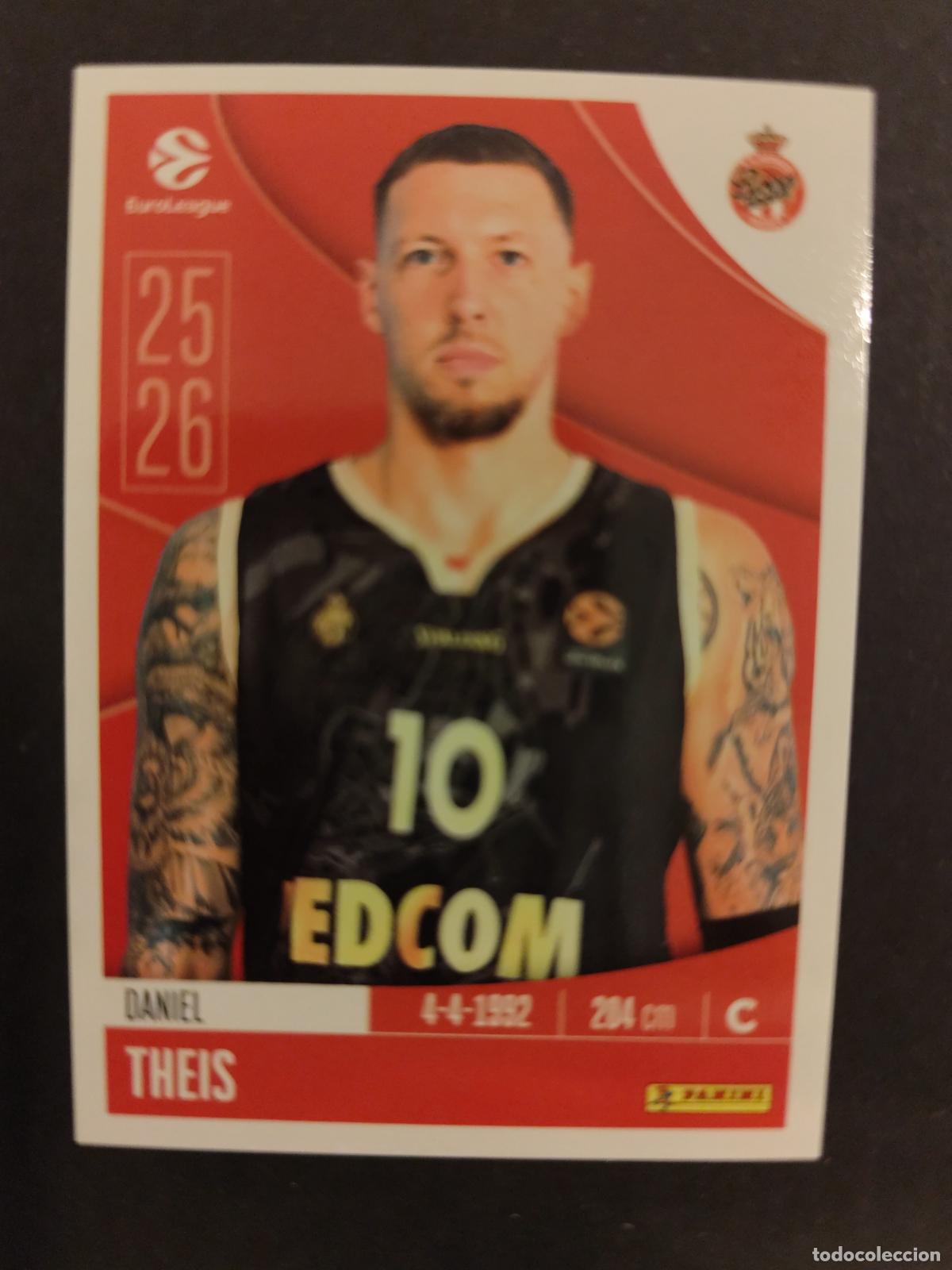 Coleccionismo deportivo: 73 DANIEL THEIS AS MONACO EUROLEAGUE 2025 2026 25 26 BALONCESTO