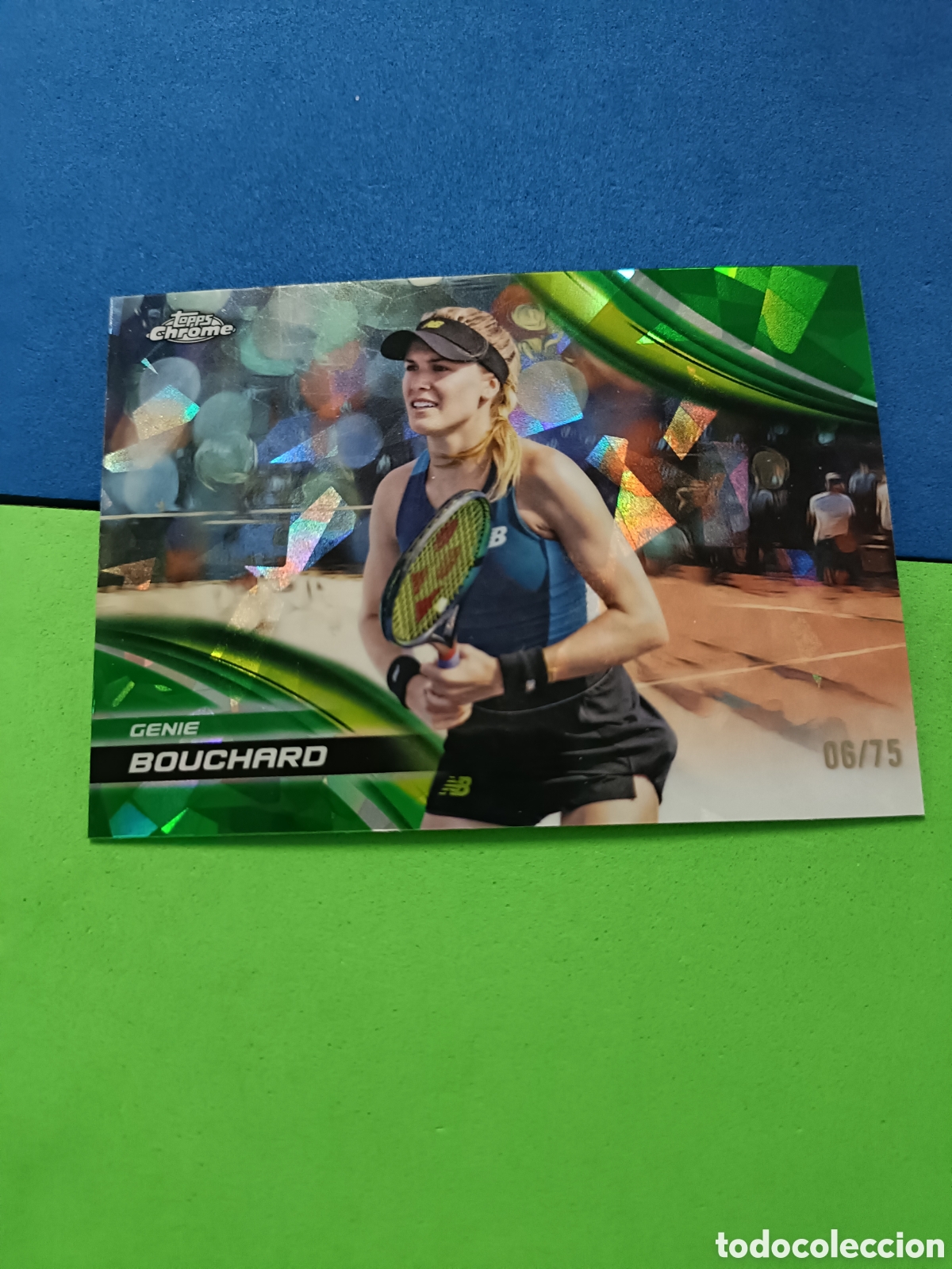 Coleccionismo deportivo: 2025 Topps Chrome&reg; Tennis Sapphire Edition - numerada 06/75 Bouchard