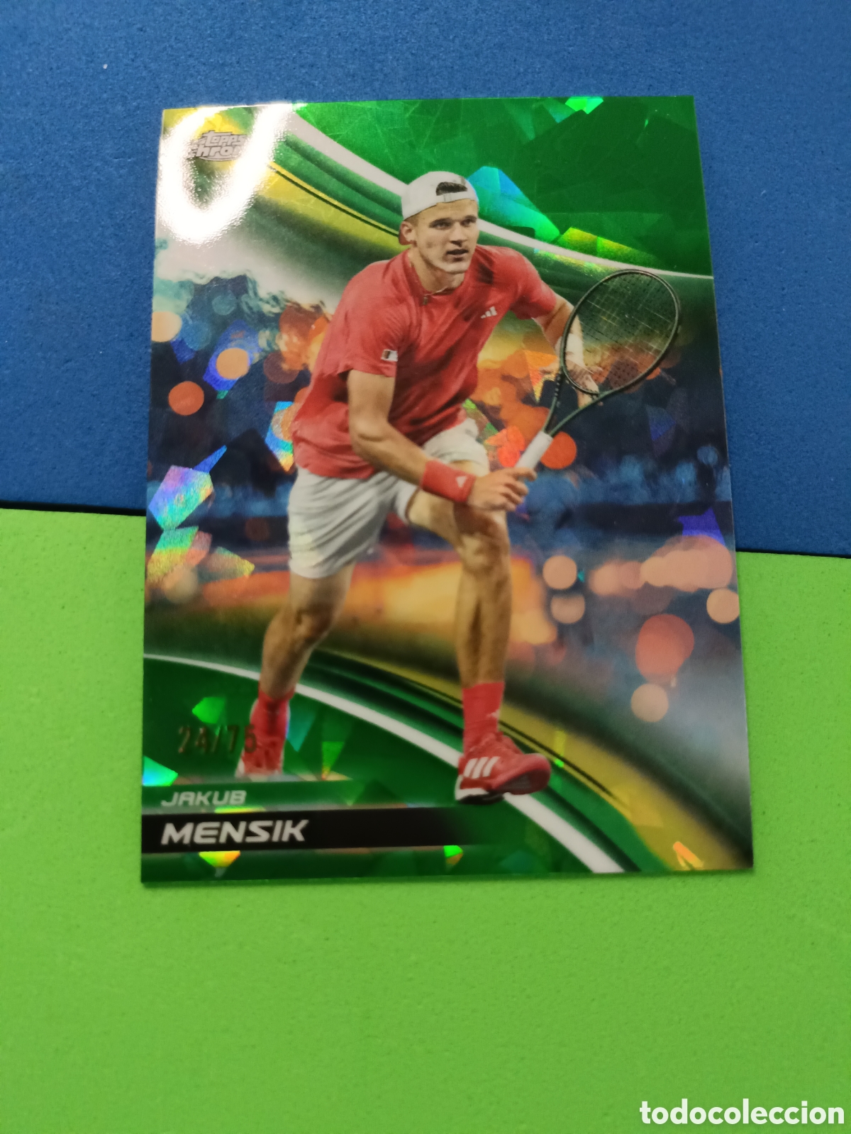 Coleccionismo deportivo: 2025 Topps Chrome&reg; Tennis Sapphire Edition - Numerada 24/75 Jakub Mensik