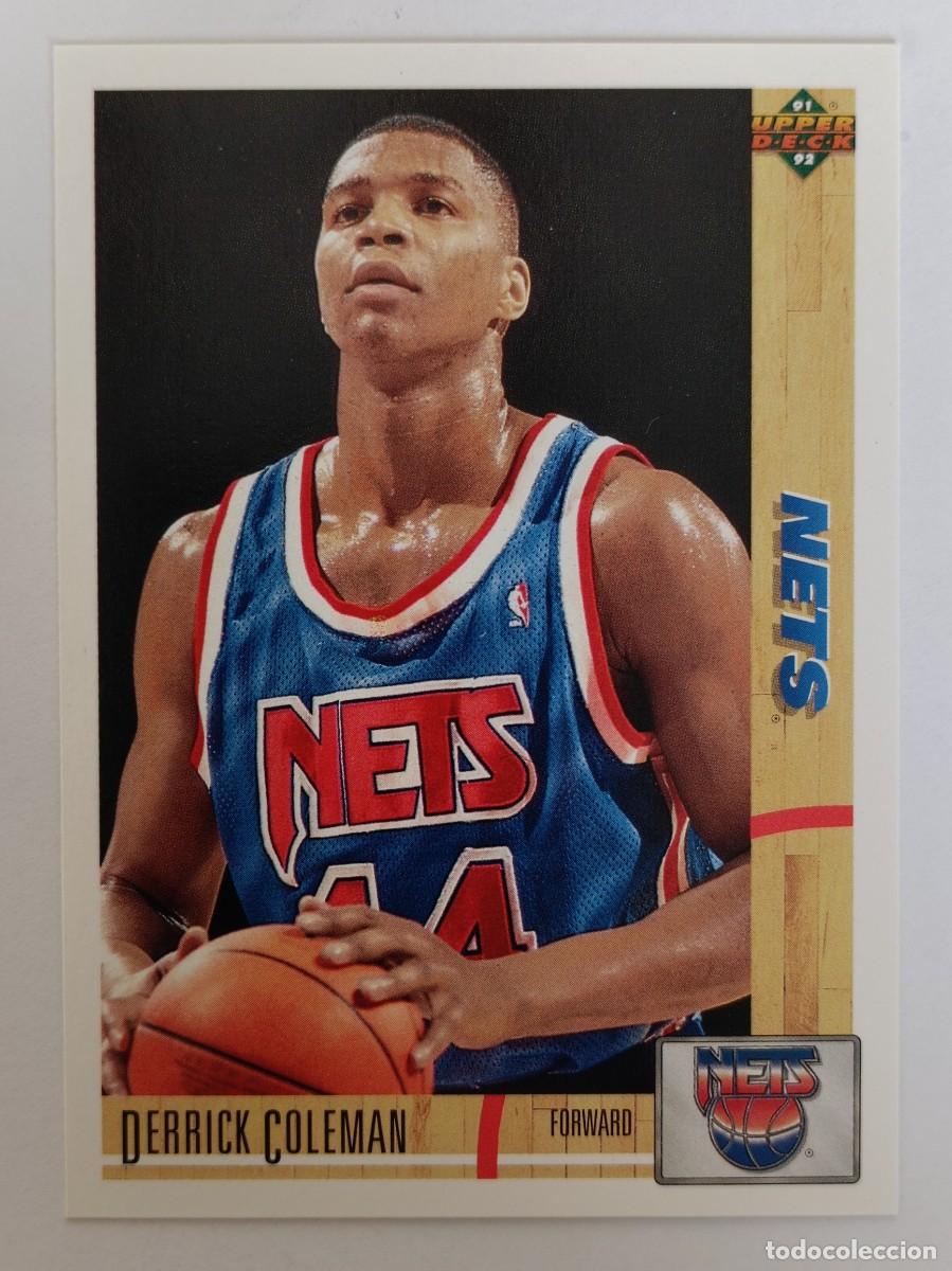 Coleccionismo deportivo: #332 DERRICK COLEMAN (NEW JERSEY NETS) CARD 91/92 UPPER DECK