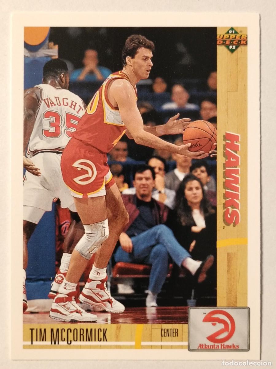 Coleccionismo deportivo: #386 TIM MCCORMICK (ATLANTA HAWKS) CARD 91/92 UPPER DECK