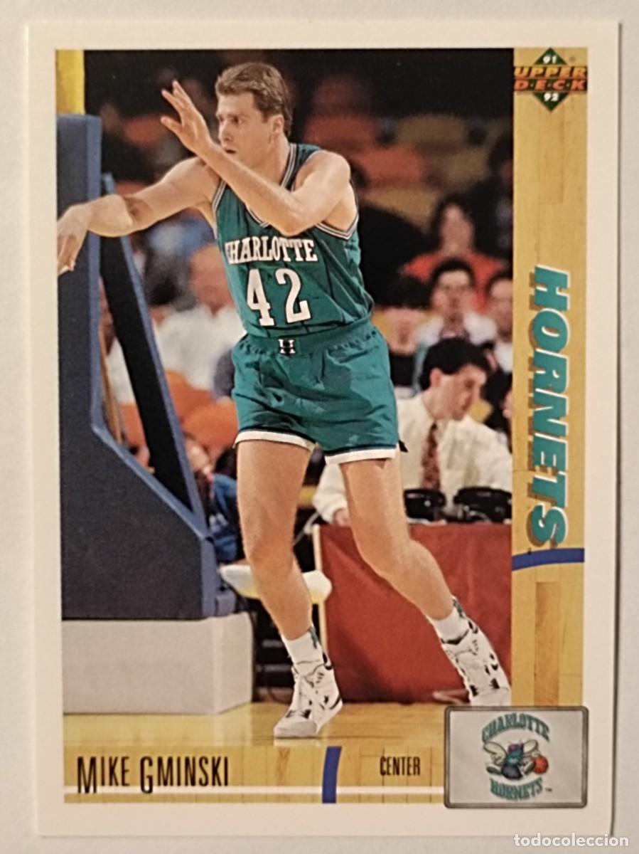 Coleccionismo deportivo: #398 MIKE GMINSKI (CHARLOTTE HORNETS) CARD 91/92 UPPER DECK