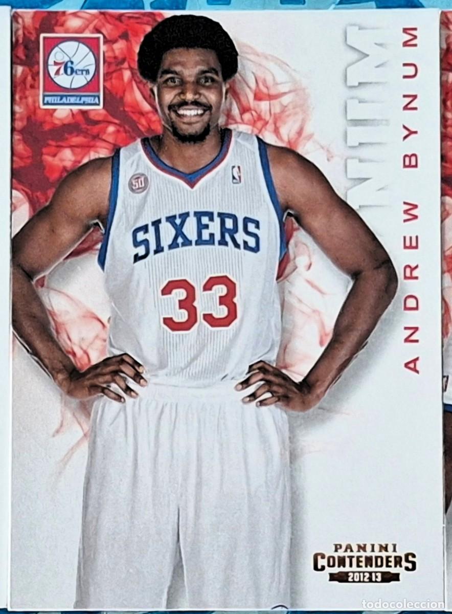 Coleccionismo deportivo: Andrew Bynum Philadelphia 76ers Panini Contenders Basketball