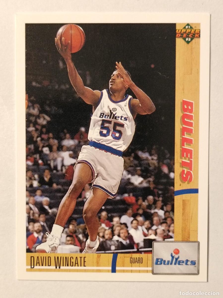 Coleccionismo deportivo: #401 DAVID WINGATE (WASHINGTON BULLETS) CARD 91/92 UPPER DECK