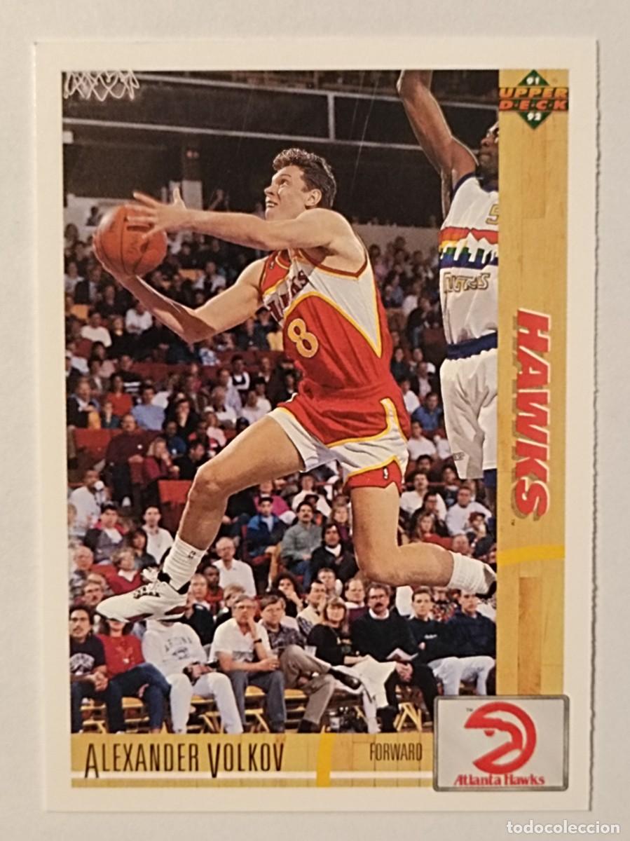 Coleccionismo deportivo: #411 ALEXANDER VOLKOV (ATLANTA HAWKS) CARD 91/92 UPPER DECK