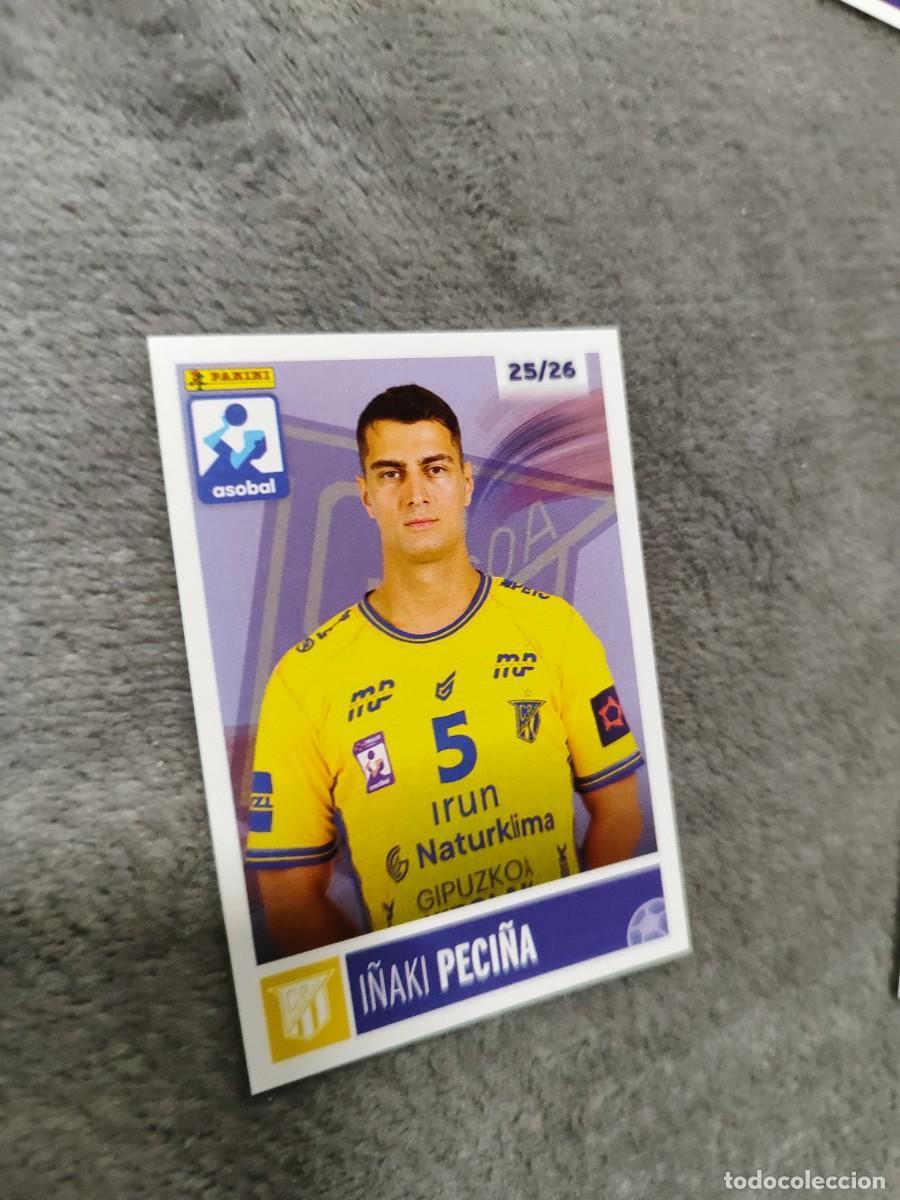 Collezionismo sportivo: 67 I&Ntilde;AKI PECI&Ntilde;A IRUDEK BIDASOA IRUN LIGA NEXUS ENERGIA ASOBAL 2025 2026 PANINI 25 26 BALONMANO