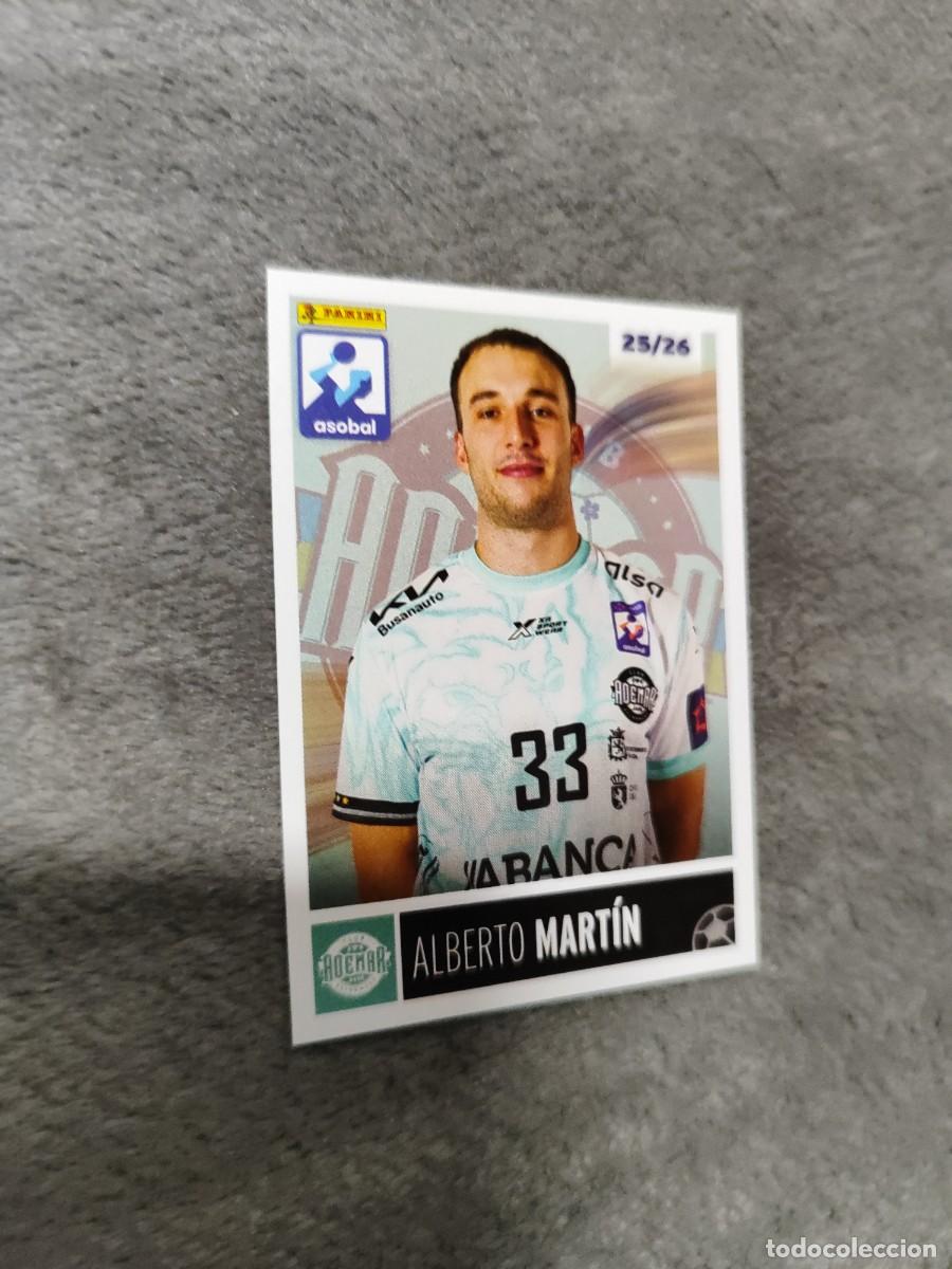 Colecionismo desportivo: 115 ALBERTO MART&Iacute;N ABANCA ADEMAR LE&Oacute;N LIGA NEXUS ENERGIA ASOBAL 2025 2026 PANINI 25 26 BALONMANO
