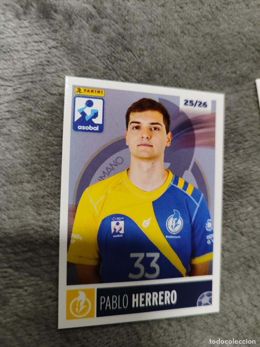 Coleccionismo deportivo: 132 PABLO HERRERO RECOLETAS AT. VALLADOLID LIGA NEXUS ENERGIA ASOBAL 2025 2026 PANINI 25 26 BALONMAN