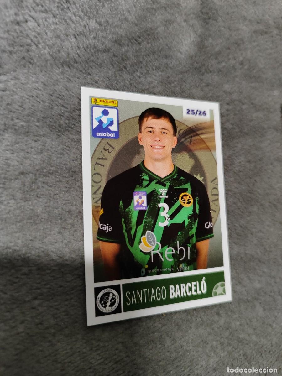 Coleccionismo deportivo: 184 SANTIAGO BARCEL&Oacute; REBI BALONMANO CUENCA LIGA NEXUS ENERGIA ASOBAL 2025 2026 PANINI 25 26 BALONMAN