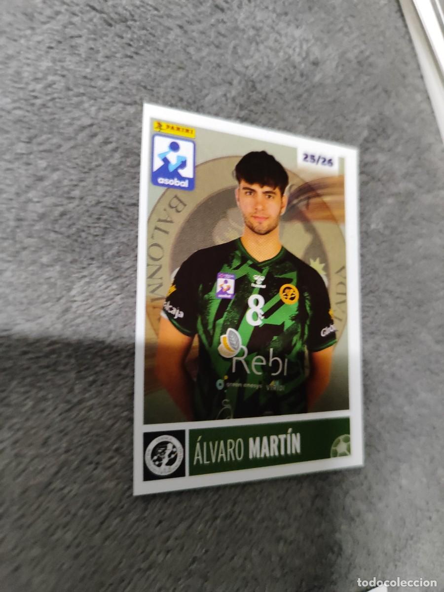 Coleccionismo deportivo: 189 &Aacute;LVARO MART&Iacute;N REBI BALONMANO CUENCA LIGA NEXUS ENERGIA ASOBAL 2025 2026 PANINI 25 26 BALONMANO