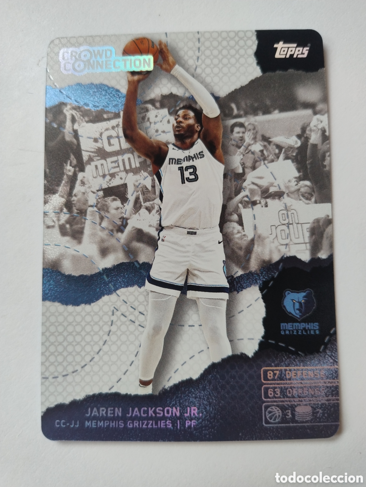 Coleccionismo deportivo: CC JJ - Jaren Jackson - Memphis Grizzlies - Topps Match Attax NBA 2026 Crowd Connection