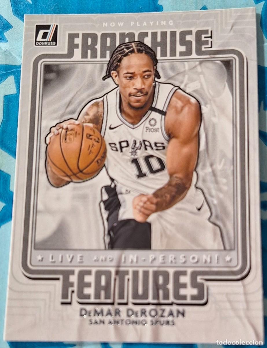 Coleccionismo deportivo: Demar DeRozan San Antonio Spurs Panini Donruss Basketball Franchise Features