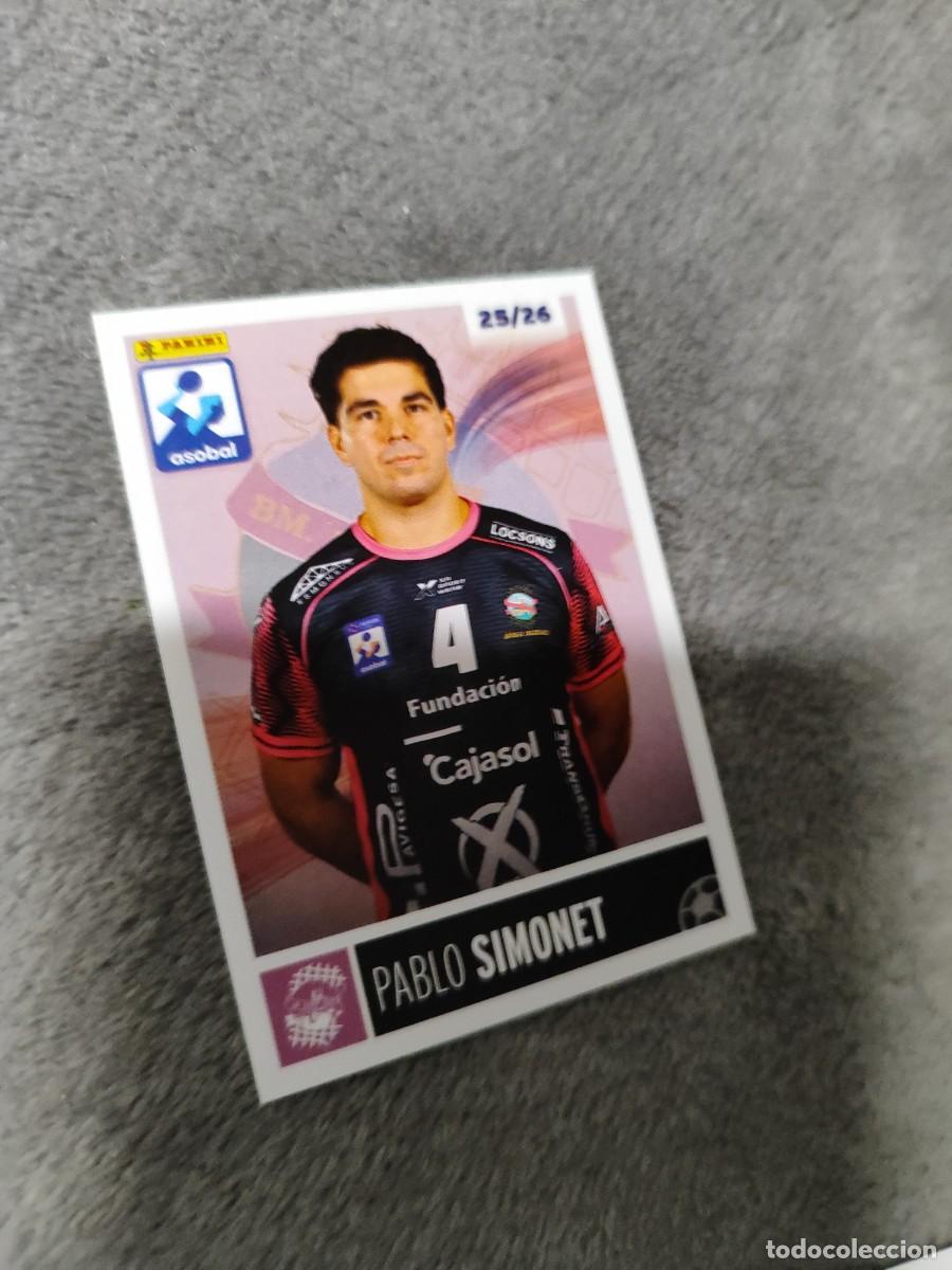 Coleccionismo deportivo: 226 PABLO SIMONET CAJASOL PUENTE GENIL LIGA NEXUS ENERGIA ASOBAL 2025 2026 PANINI 25 26 BALONMANO