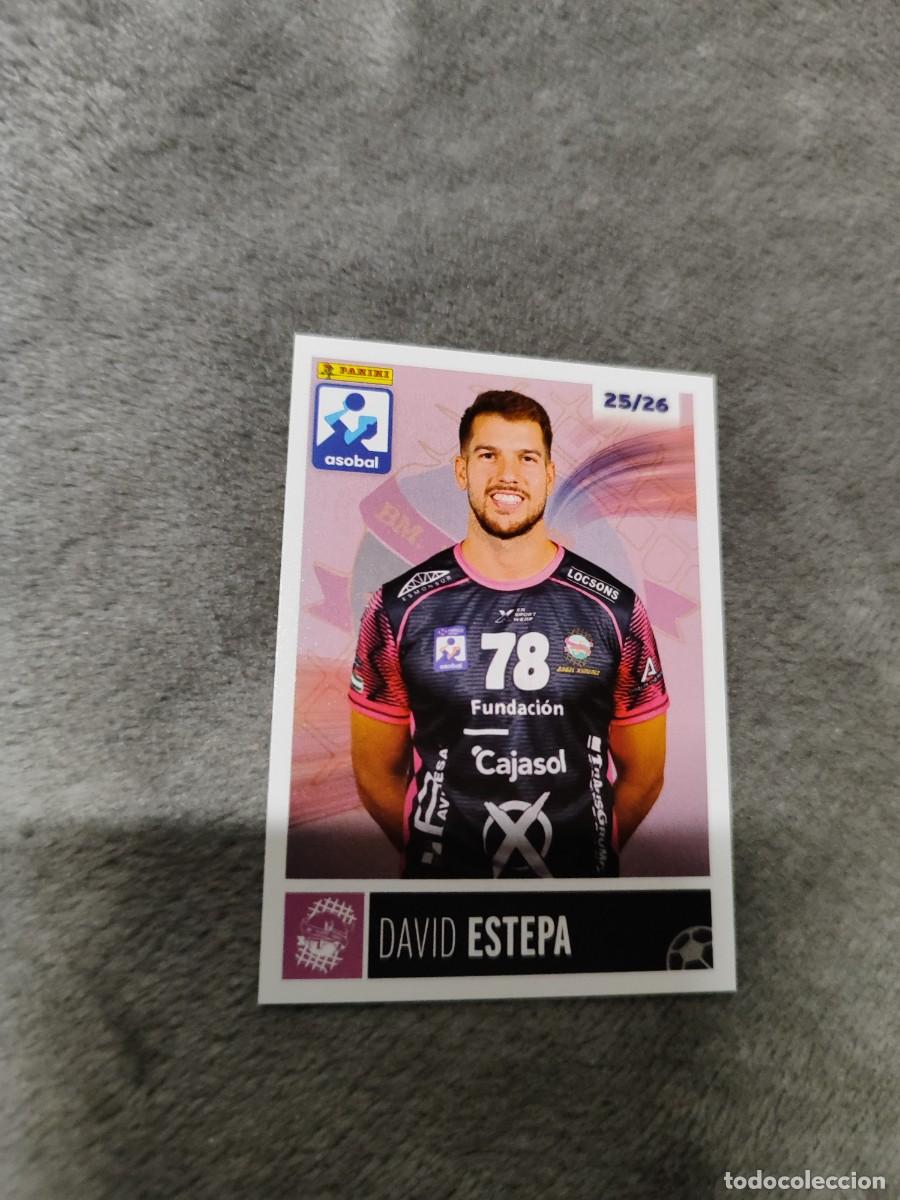 Coleccionismo deportivo: 243 DAVID ESTEPA CAJASOL PUENTE GENIL LIGA NEXUS ENERGIA ASOBAL 2025 2026 PANINI 25 26 BALONMANO